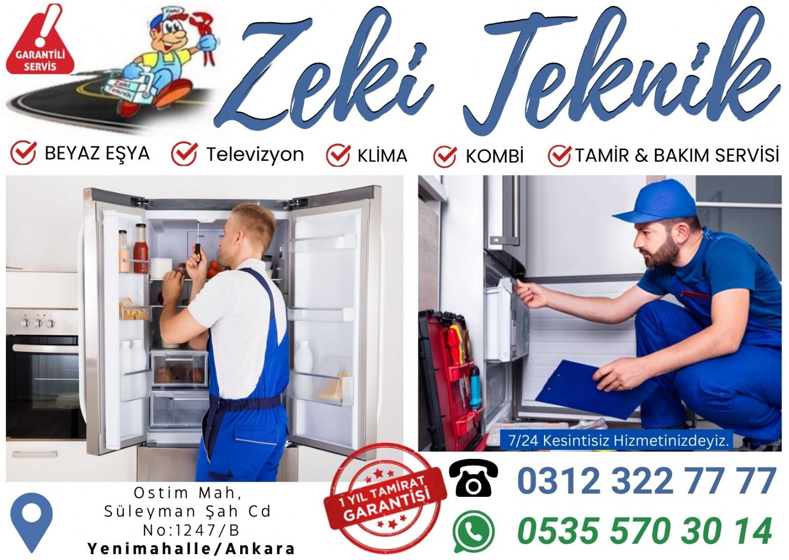 Ostim Buzdolabı Tamircisi